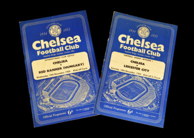 Chelsea v Red Banner 15.12.1954 | Chelsea v Leicester 18.12.1954