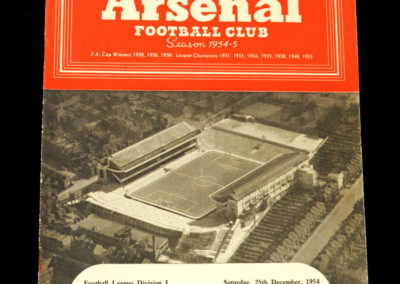 Chelsea v Arsenal 25.12.1954