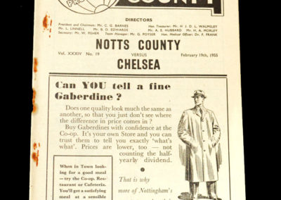 Chelsea v Notts County 19.02.1955