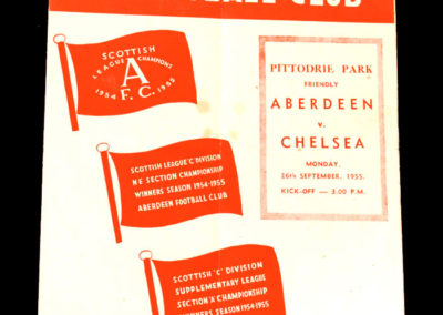 Chelsea v Aberdeen 26.09.1955