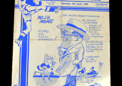 Chelsea v Charlton 06.04.1940