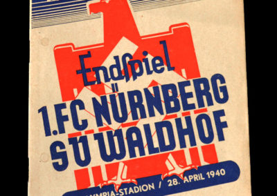 Nurnberg v Waldhof 28.04.1940 - German Cup Final
