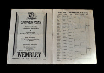 War Cup Final - Blackburn v West Ham 08.06.1940