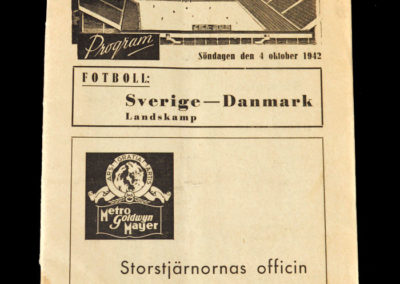 Sweden v Denmark 04.10.1942 | AIK v Hammarby 04.10.1942