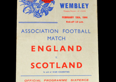 England v Scotland 19.02.1944 6-2