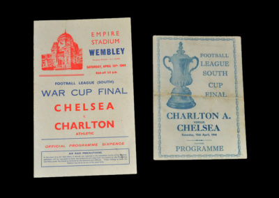 War Cup Final (South) Chelsea v Charlton 15.04.1944