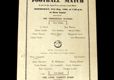 Amherstian v Lyric 31.05.1944