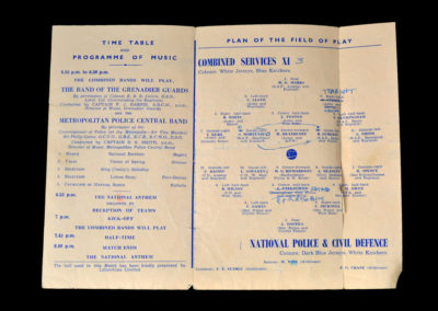 Combined Services v Police & Civil Defence 09.05.1945