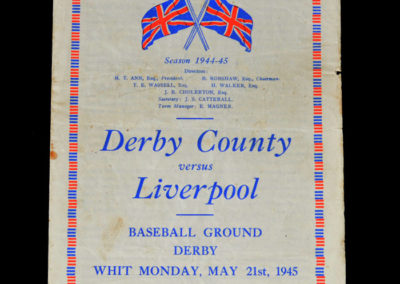 Derby v Liverpool 21.05.1945