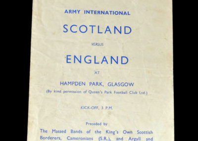 Scotland v England 28.10.1944 - Army International 1-2