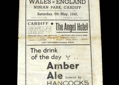 Wales v England 05.05.1945 2-3