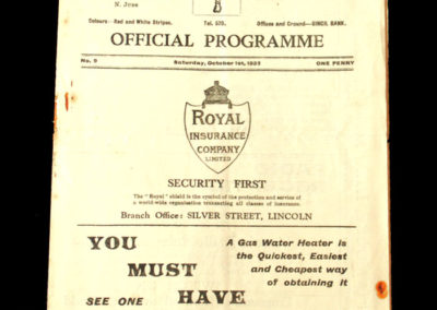 Lincoln v Grimsby 01.10.1932