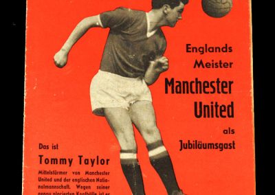 14.08.1957 - features on the preseason trip to Germany before the ill fated 57/58 season began.