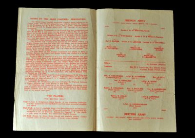 Army v French Army 28.04.1956 - conscripted by the Army to beef up their midfield