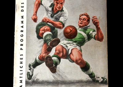 Germany v England 26.05.1956 - England tour of Scandinavia before scoring a great goal in a 3-1 win against the reigning world champions