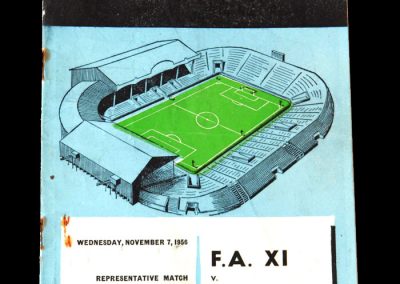 FA 11 v Army 11 07.11.1956