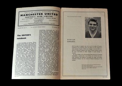 Man Utd v West Brom 05.03.1958