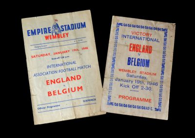 England v Belgium 19.01.1946