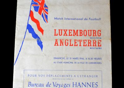 Luxemburg v England 31.03.1946