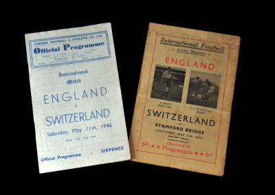 England v Switzerland 11.05.1946