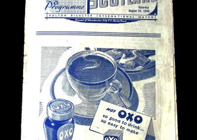 England v Scotland 24.08.1946 - bolton disaster game