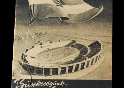 Honved v Spartak 20.08.1953 - opening of the Nepstadium
