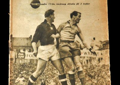 Hungary v Sweden 13.11.1955 4-2