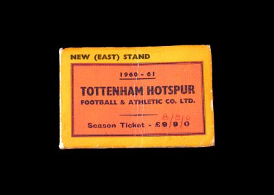 Spurs 1960/61 Season Ticket Book
