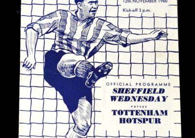 Sheff Wed v Spurs 12.11.1960