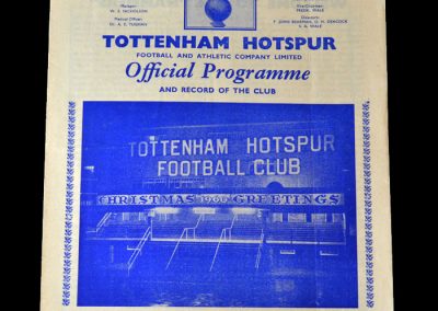 Spurs v West Ham 24.12.1960