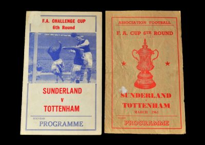 Spurs v Sunderland 08.03.1961 - FA Cup 6th Round