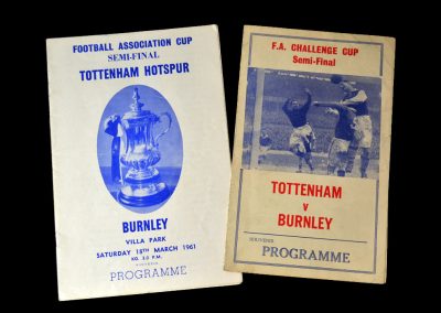 Spurs v Burnley 18.03.1961 - FA Cup Semi Final