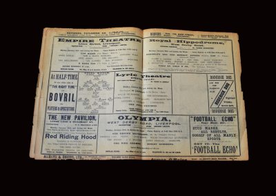 Whites v Stripes 24.01.1910 (Postponed England Trial)