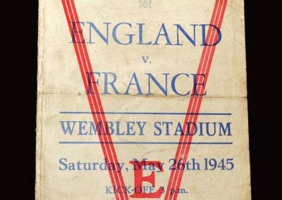 England v France 26.05.1945 (pirate programme)