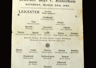 Leicester v Rotherham 23.03.1946 (friendly)