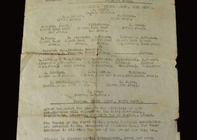 North Riding v Durham 29.10.1949