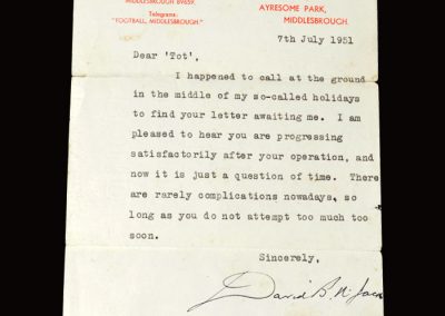 David Jack letter 07.07.1951
