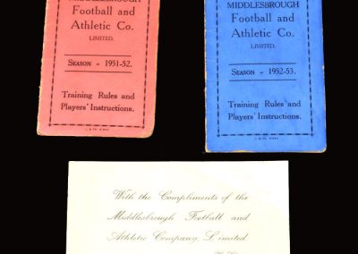 Boro Players Pass Season 51/52 and season 52/53