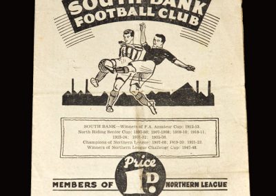 South Bank v West Auckland 08.10.1949