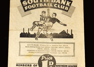 South Bank v Bishop Auckland 14.01.1950