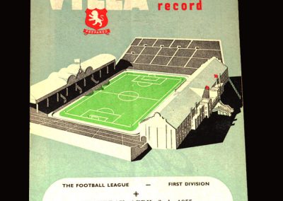 Aston Villa v Burnley 02.04.1955 3-1