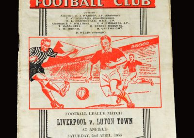 Liverpool v Luton 02.04.1955 4-4
