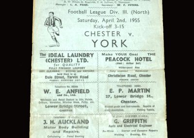 Chester v York 02.04.1955 1-2