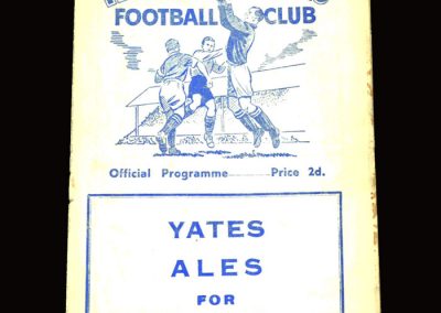 Tranmere Rovers v Mansfield 02.04.1955 2-1