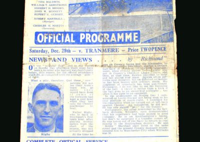 Stockport v Tranmere 29.12.1945