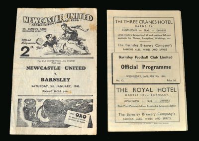 Newcastle v Barnsley 05.01.1946 (FA Cup 3rd Round 1st Leg) | Barnsley v Newcastle 09.01.1946 (FA Cup 3rd Round 2nd Leg)