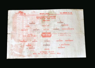 Man Utd v Stoke 04.05.1946