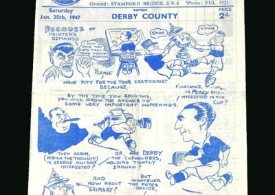 Chelsea v Derby 25.01.1947 (FA Cup 4th Round)