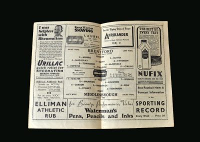Brentford v Middlesbrough 26.04.1947
