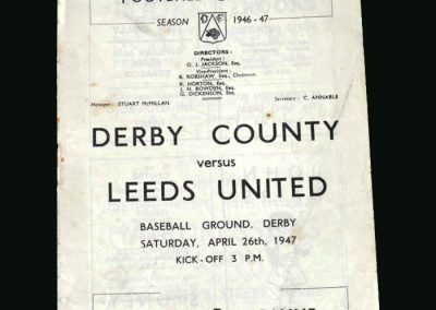 Derby v Leeds 26.04.1947